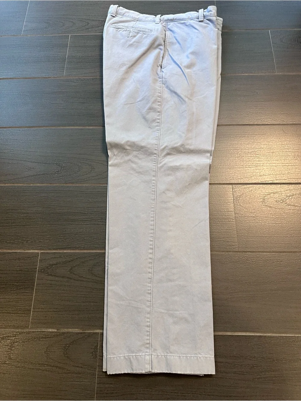 Men's Classic Fit Boot Cut Light Blue Classic Chino Pants